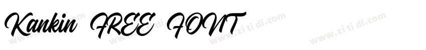 Kankin FREE FONT字体转换